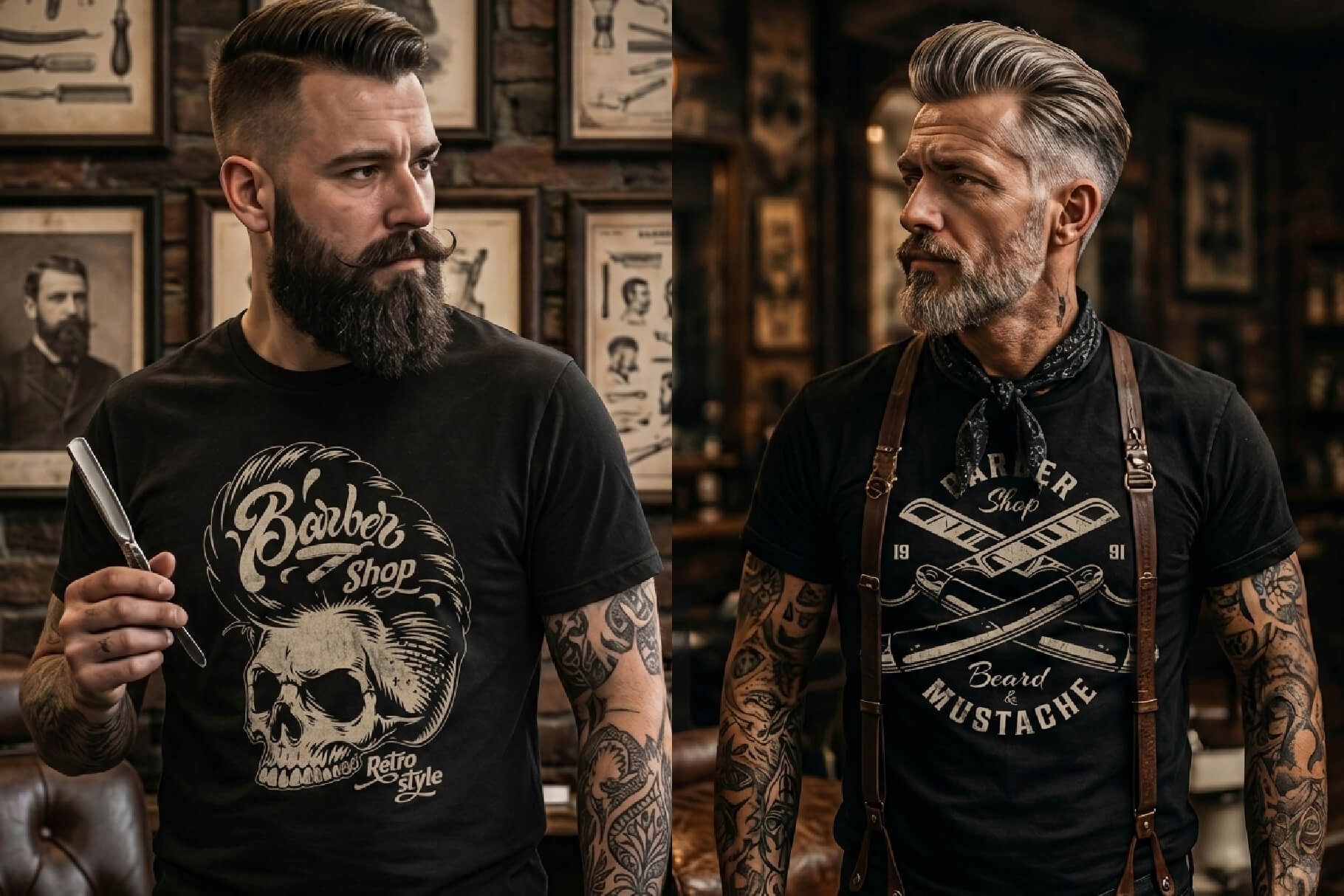 Bold Barbershop design templates – preview 5