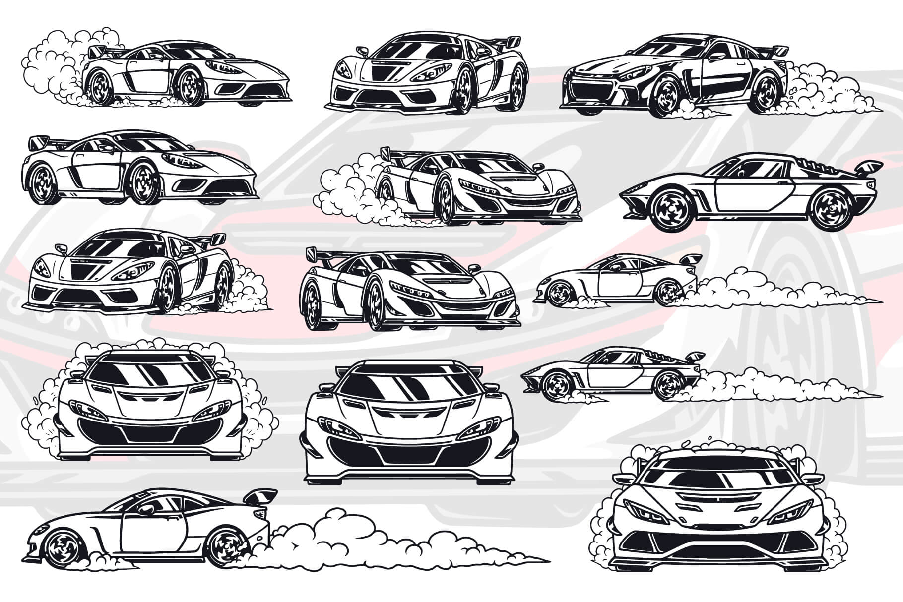 Racing Illustrations (168)