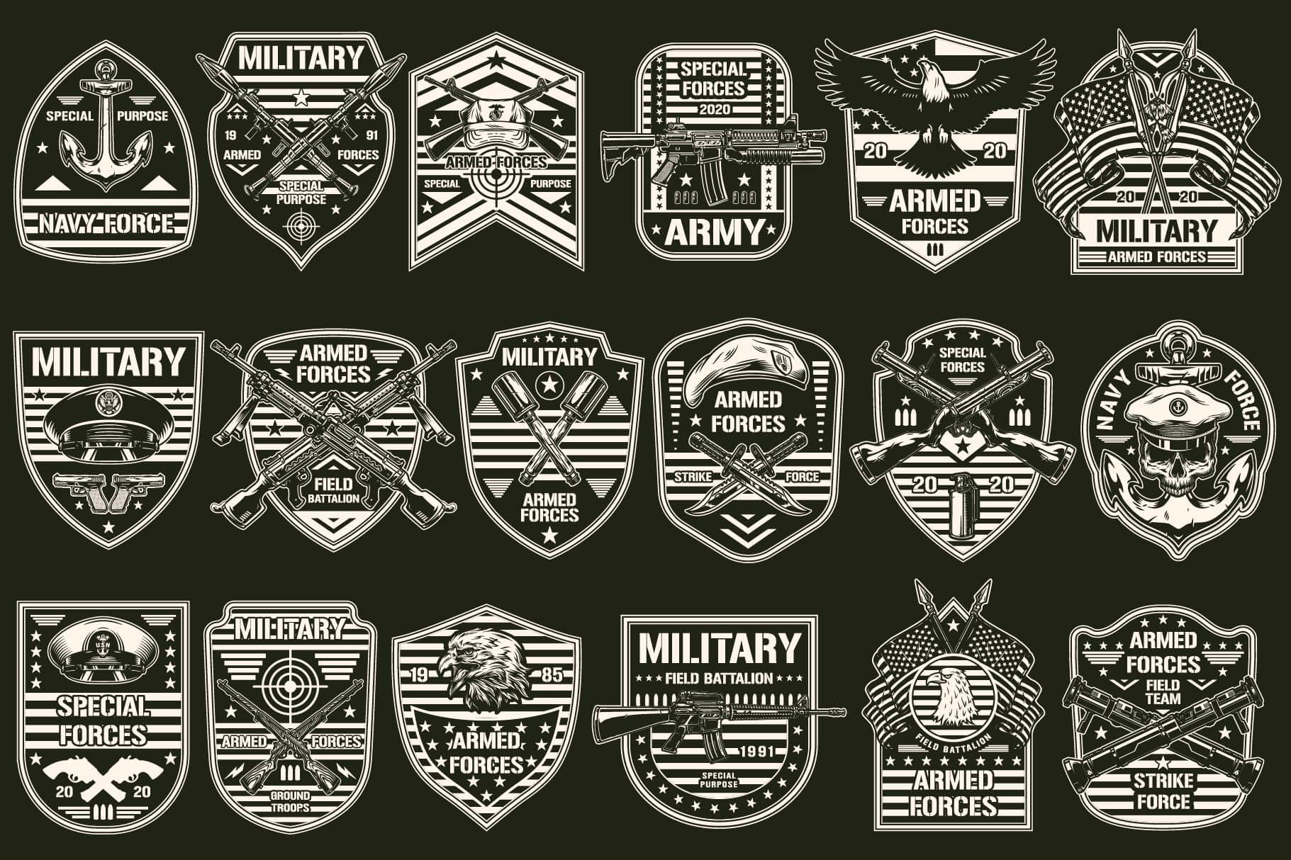 Military Badges (36)