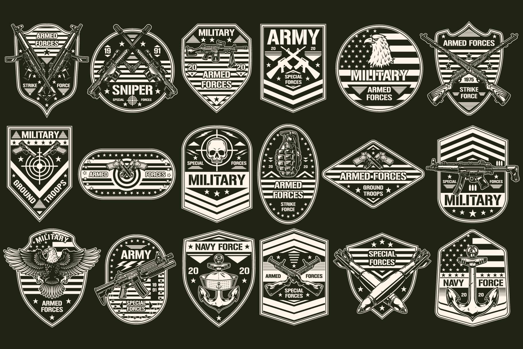 Military Badges (36)