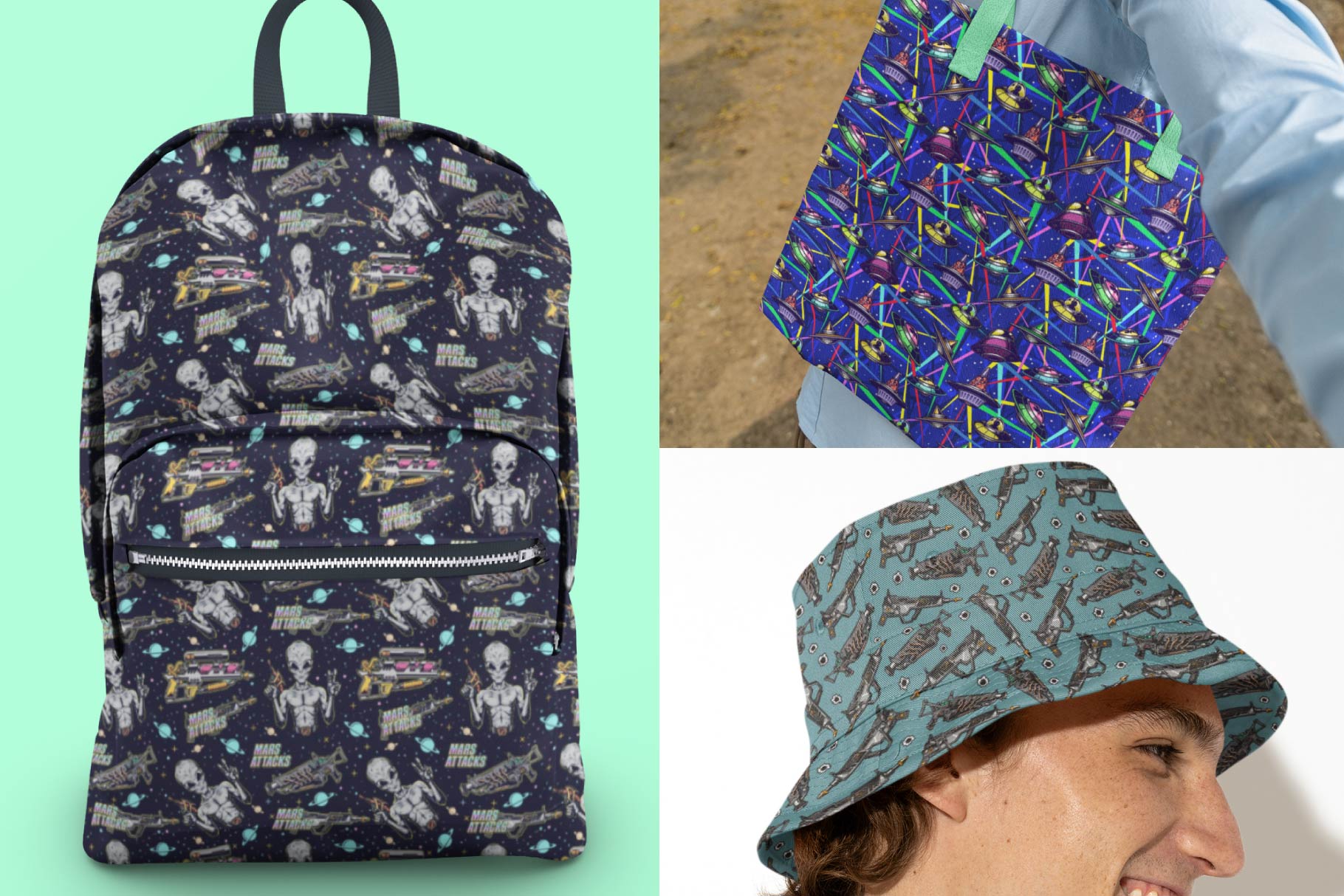 UFO Seamless Patterns (39)