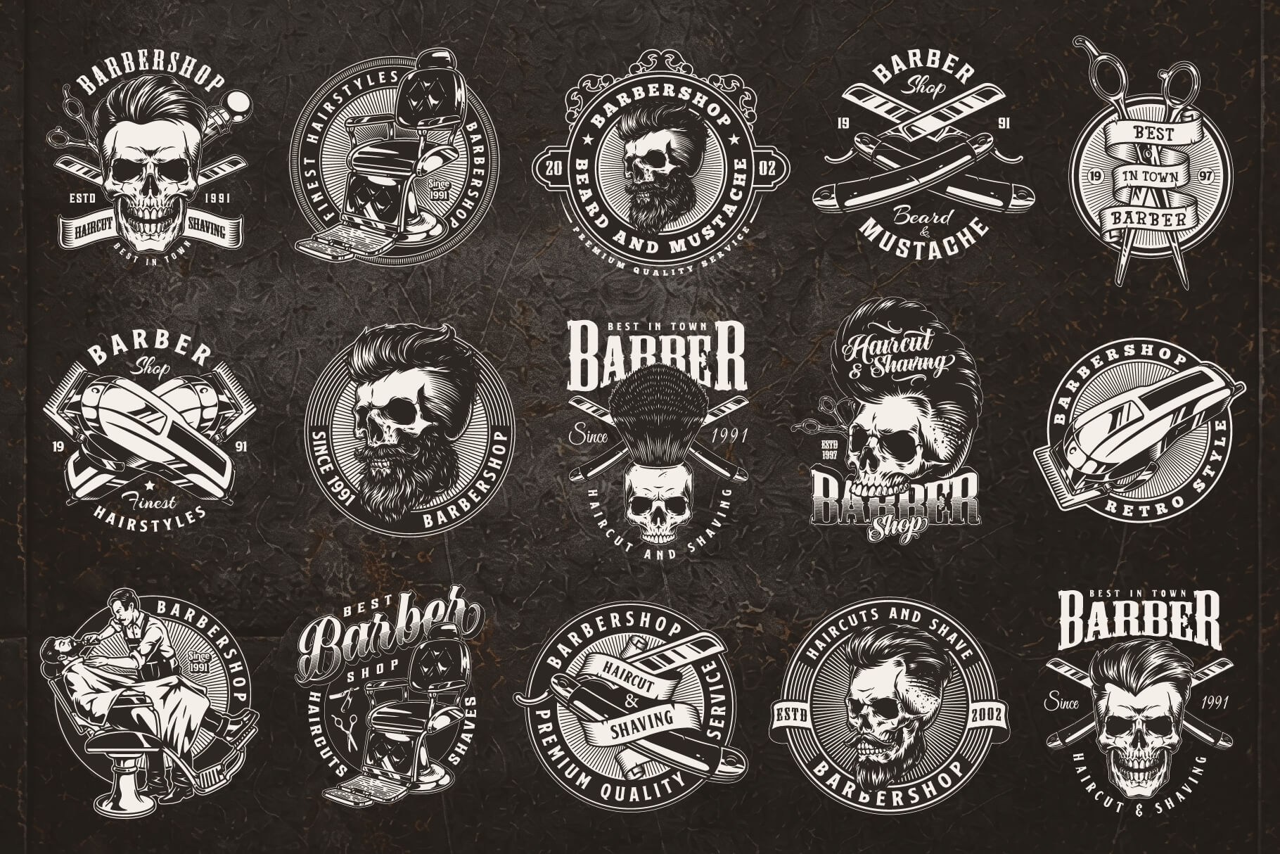 Bold Barbershop design templates – preview 3