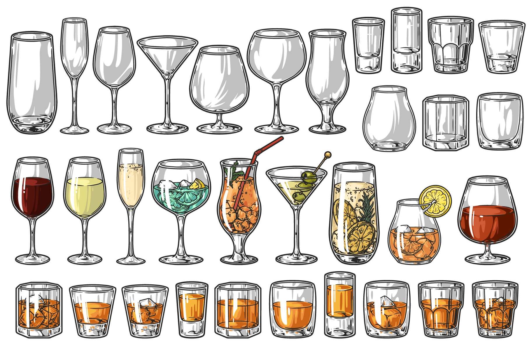 Alcohol Illustrations (64)