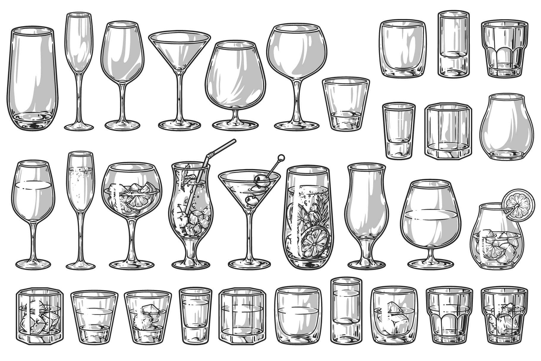 Alcohol Illustrations (64)