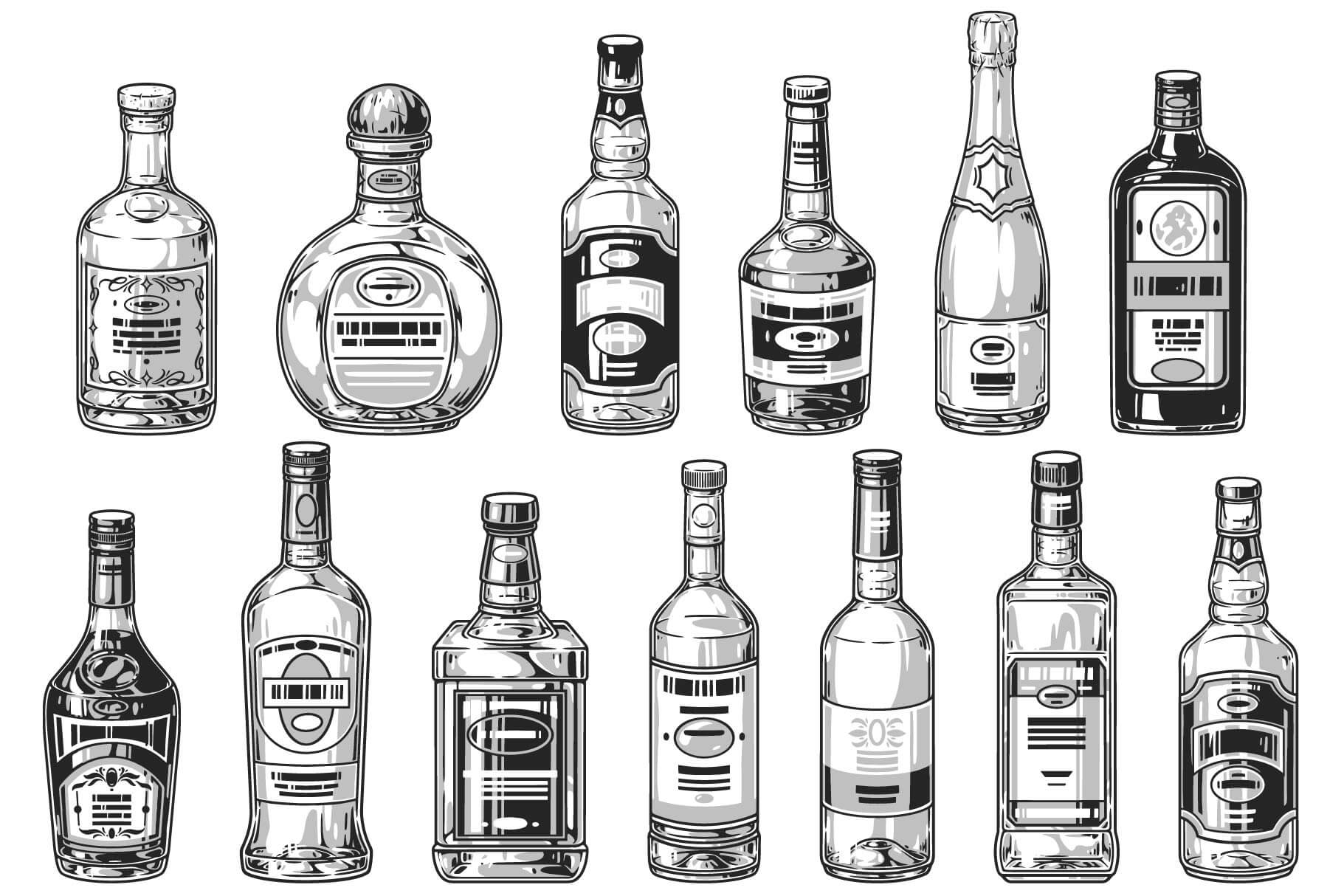 Alcohol Illustrations (64)