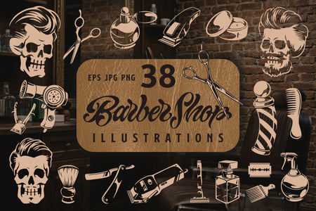 Bold Barbershop illustrations – cover