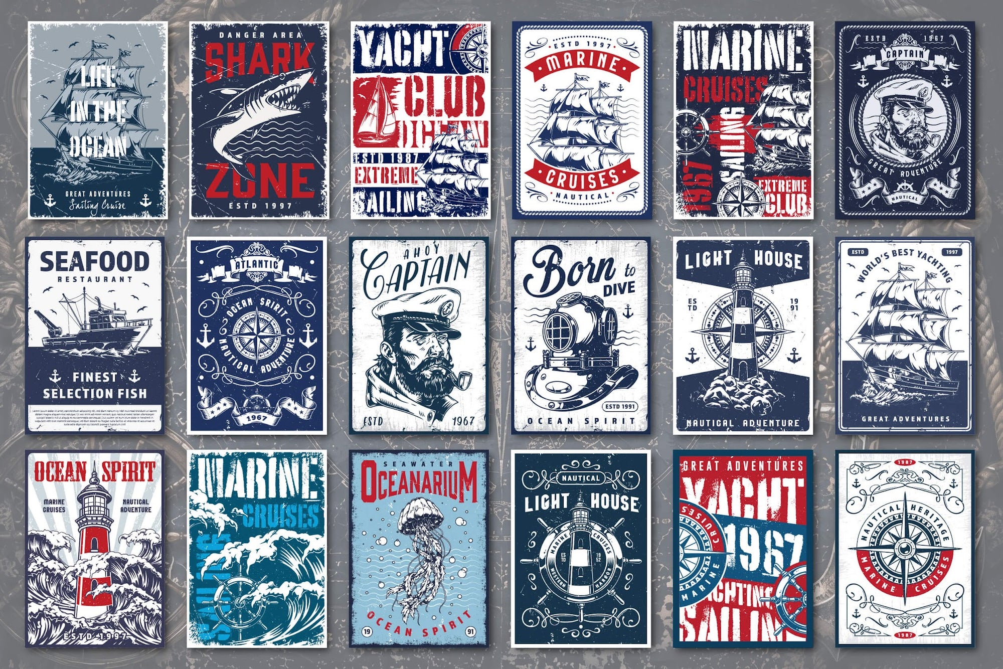 Vintage Nautical Posters (48)