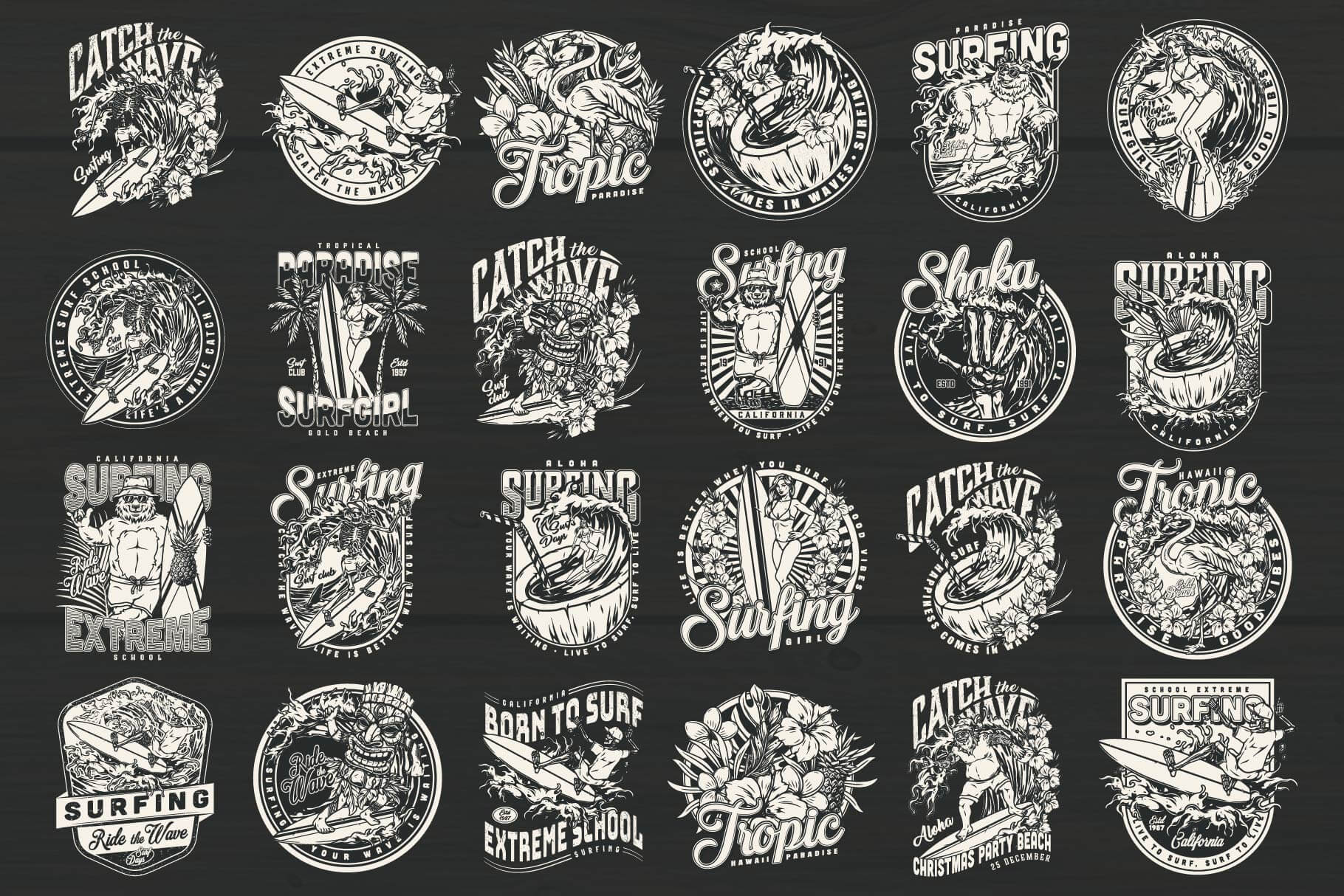 Surfing Design Templates (41)