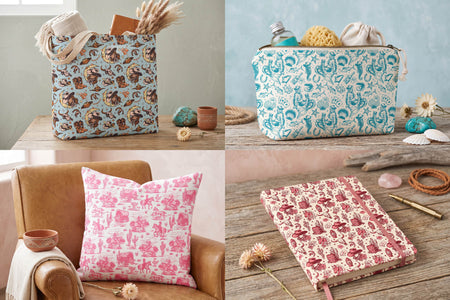 Western pattern home decor mockup preview 10
