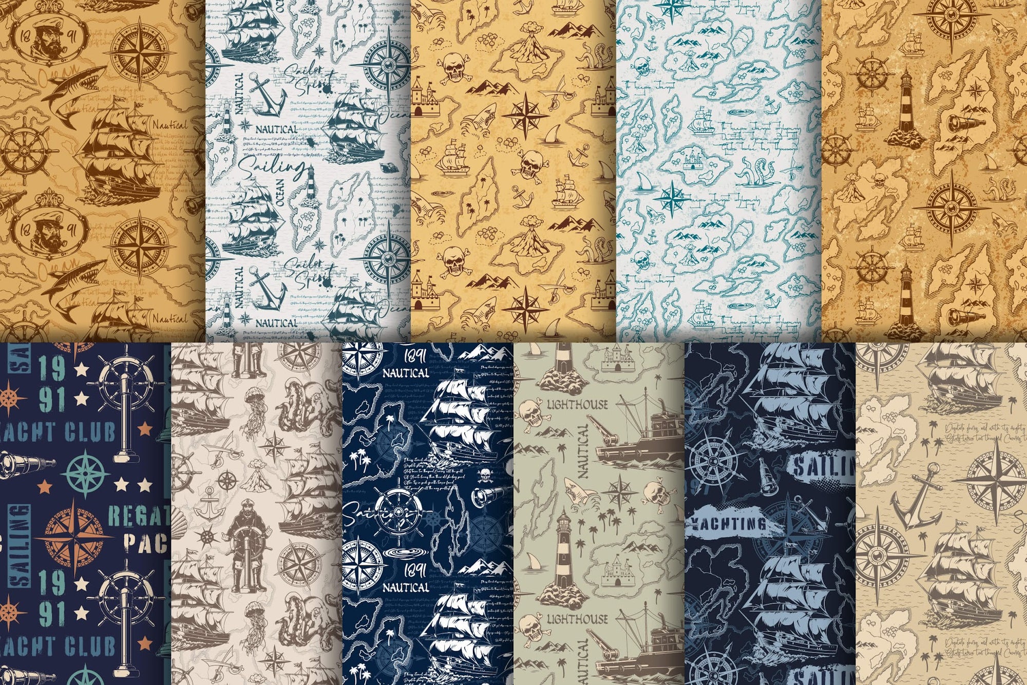 Vintage Nautical Patterns (33)