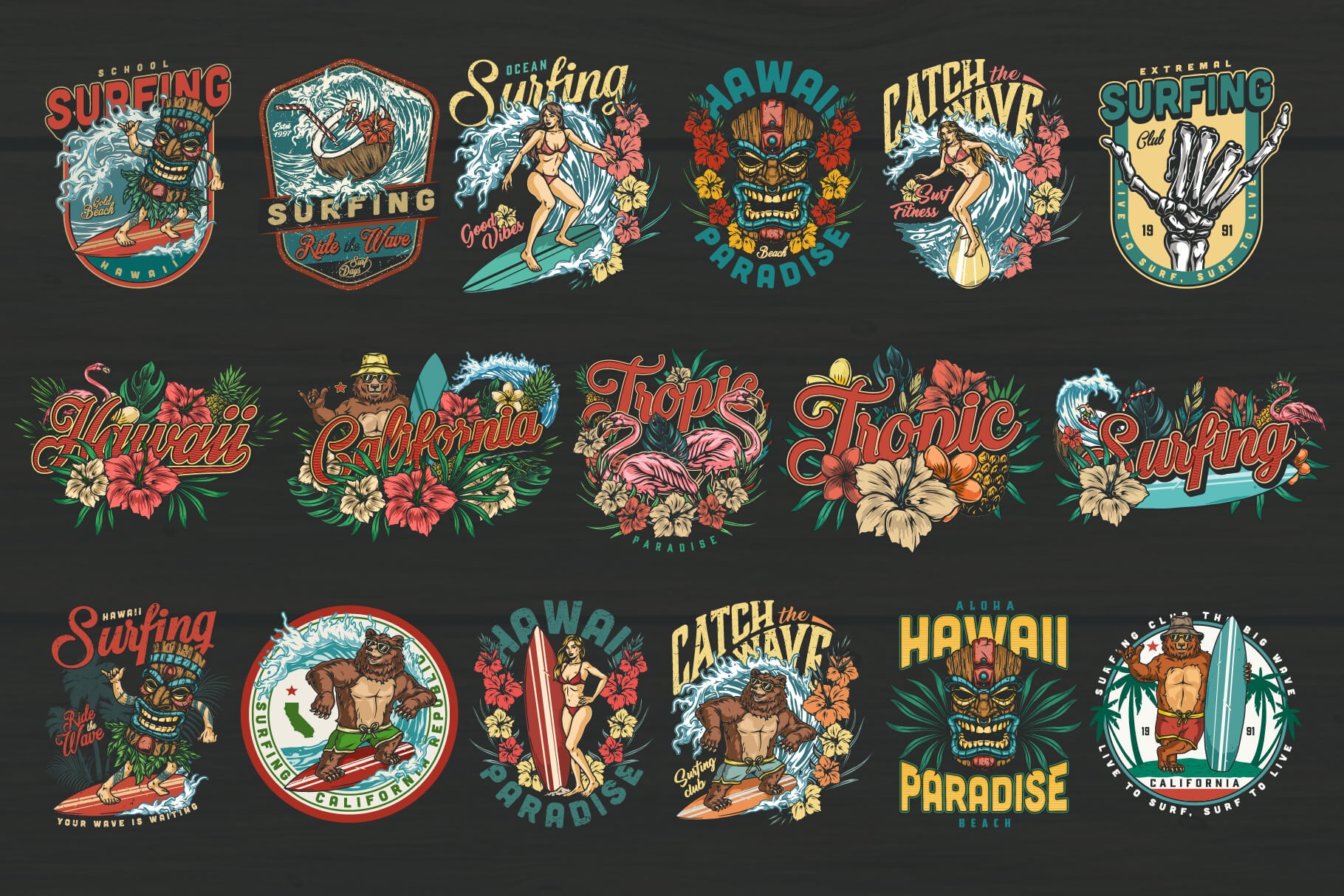 Surfing Design Templates (41)