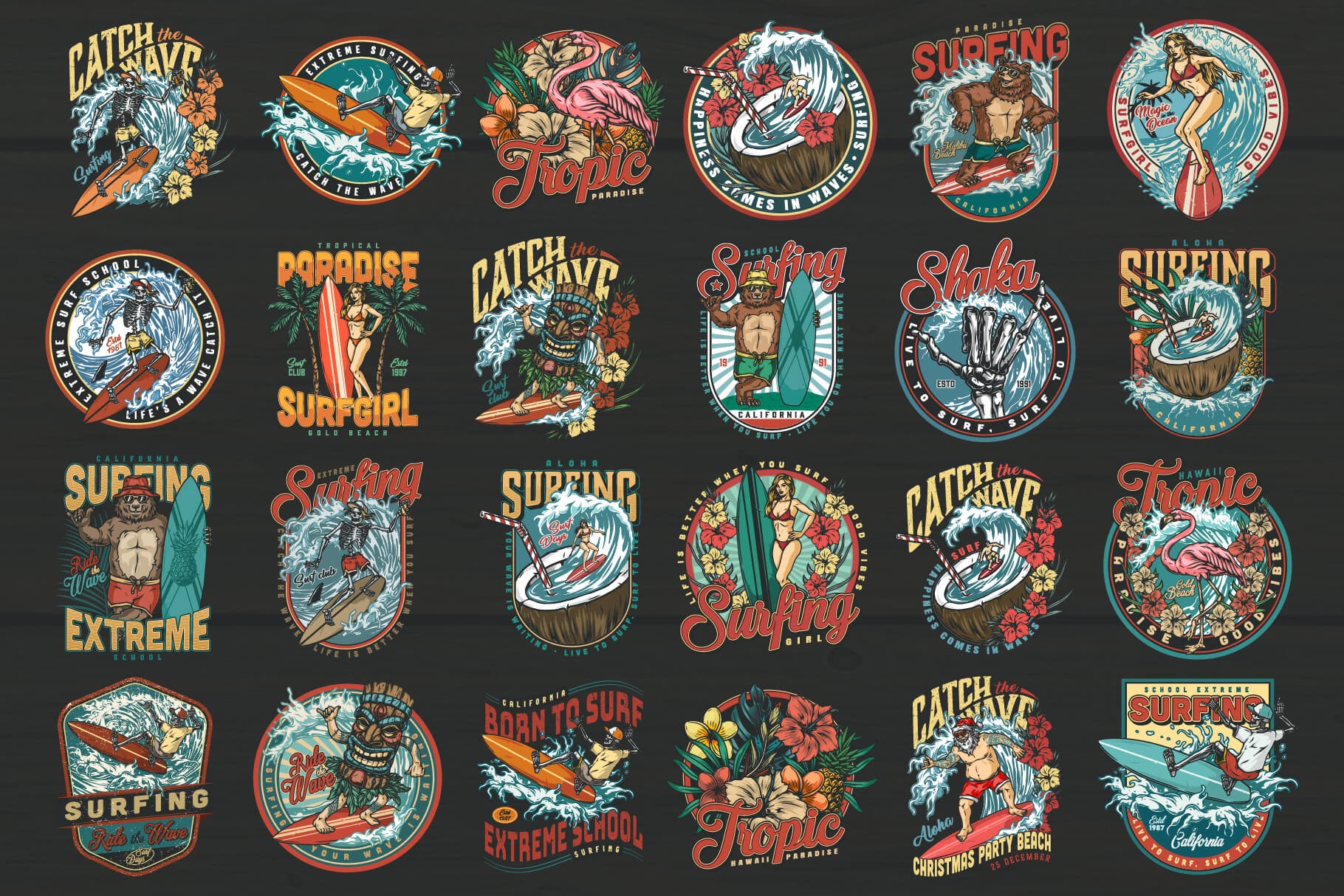 Surfing Design Templates (41)