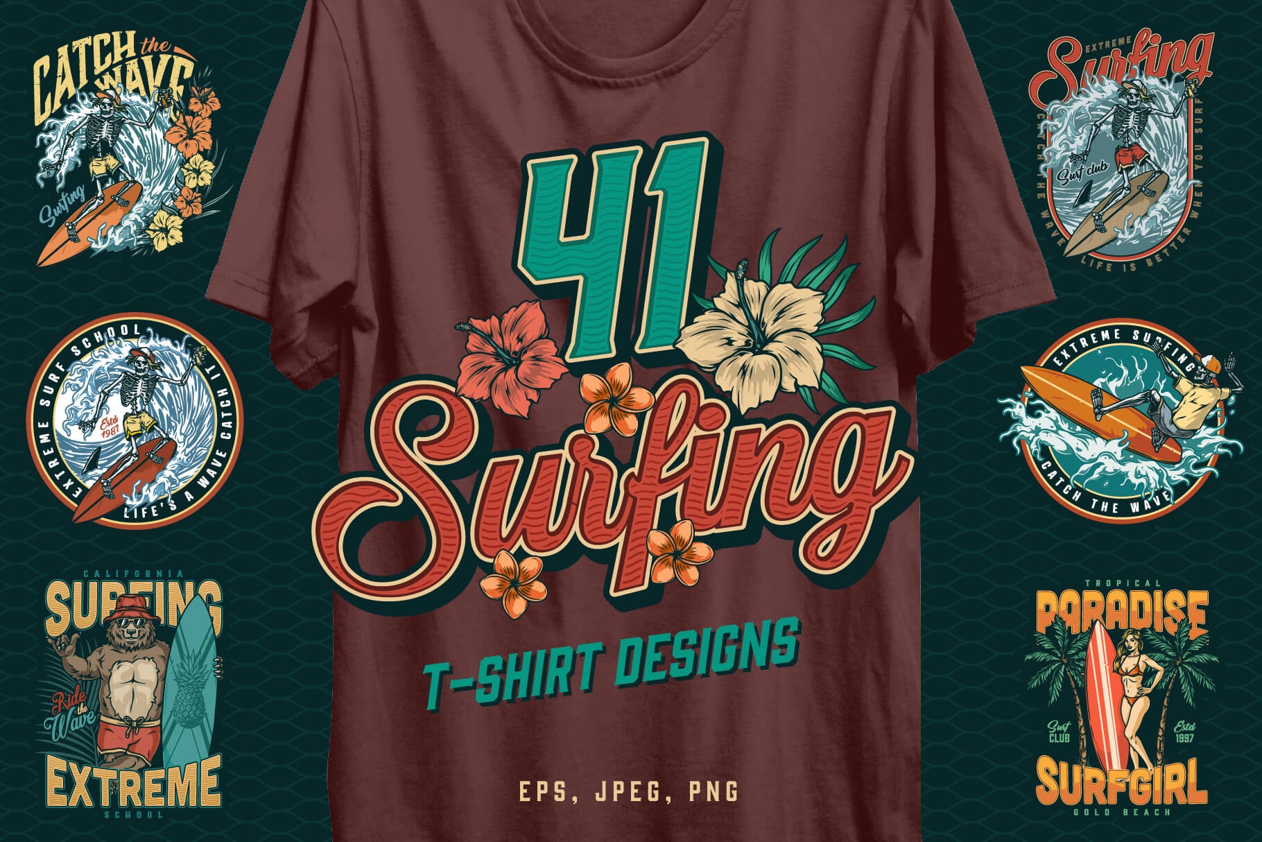 Surfing Design Templates (41)