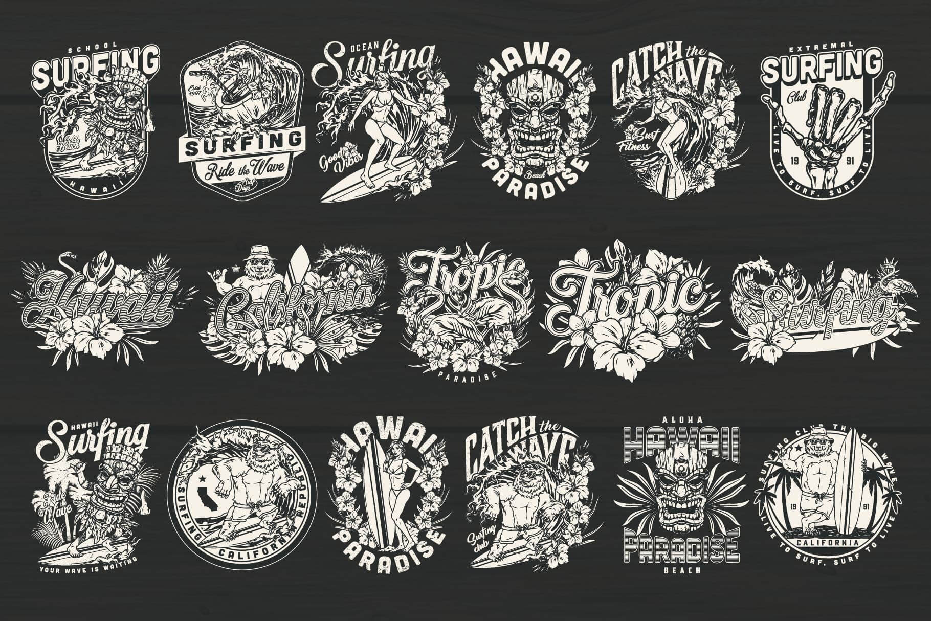 Surfing Design Templates (41)