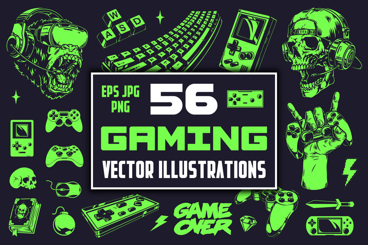 Gaming Illustrations cover