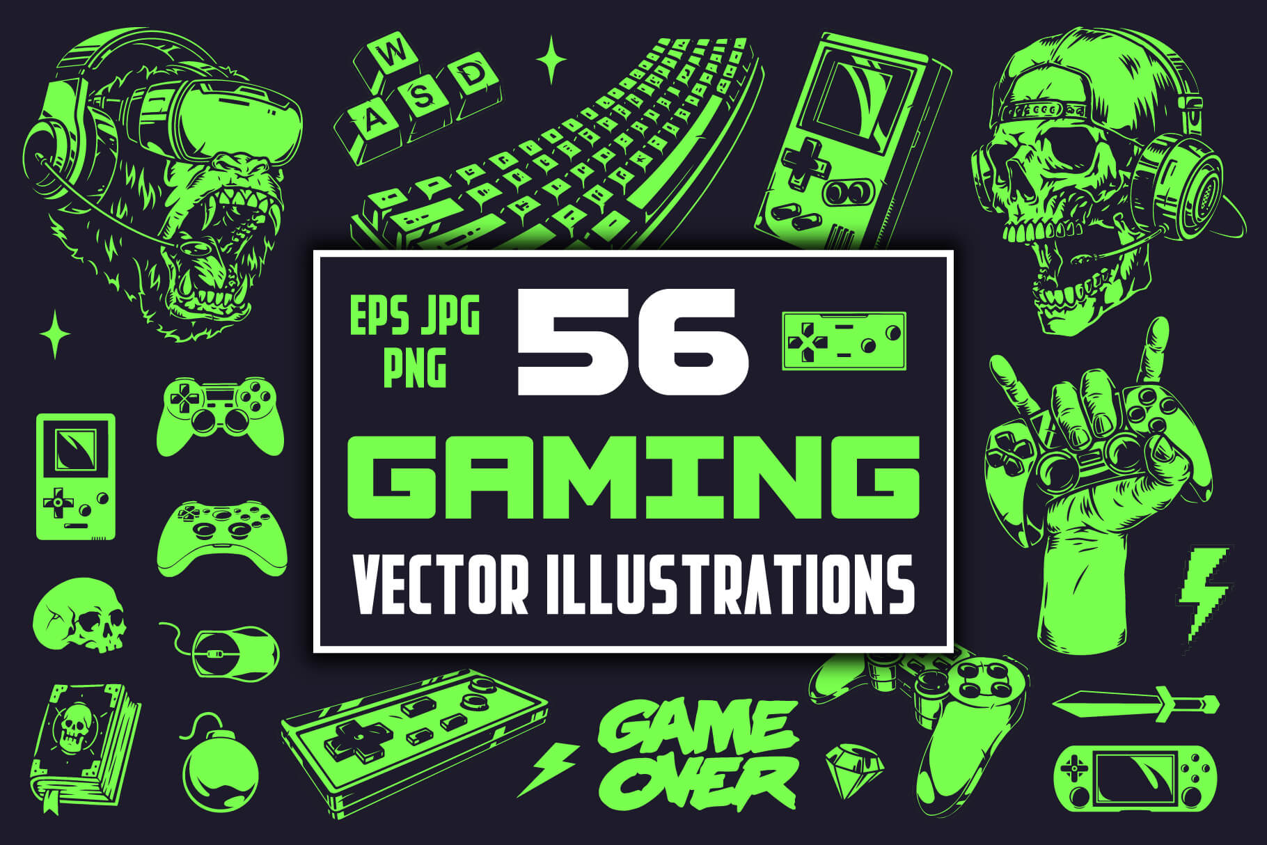 Gaming Illustrations cover