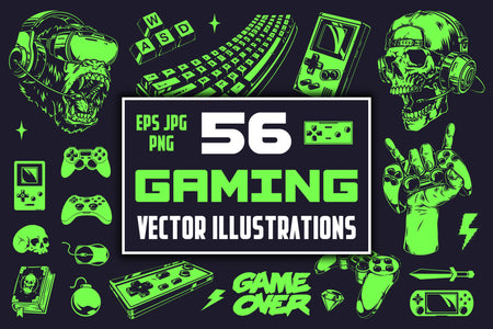 Gaming Illustrations cover