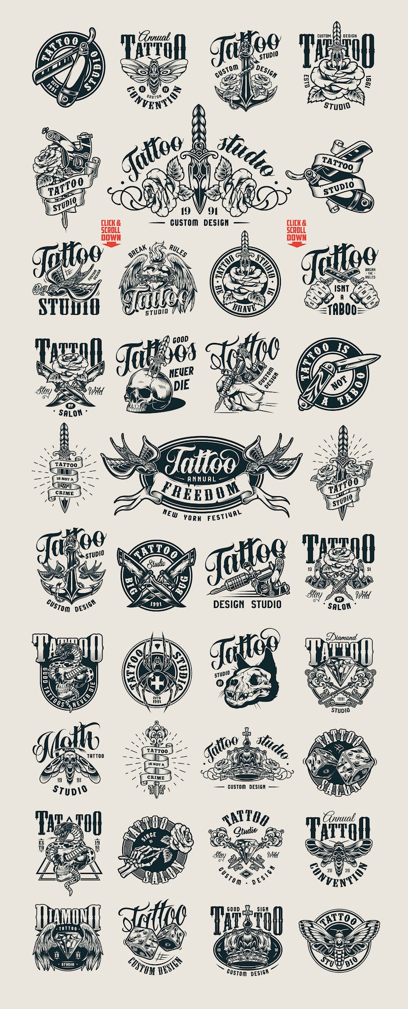 Retro Tattoo Designs (38)