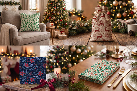 Christmas pattern apron mockup preview 10