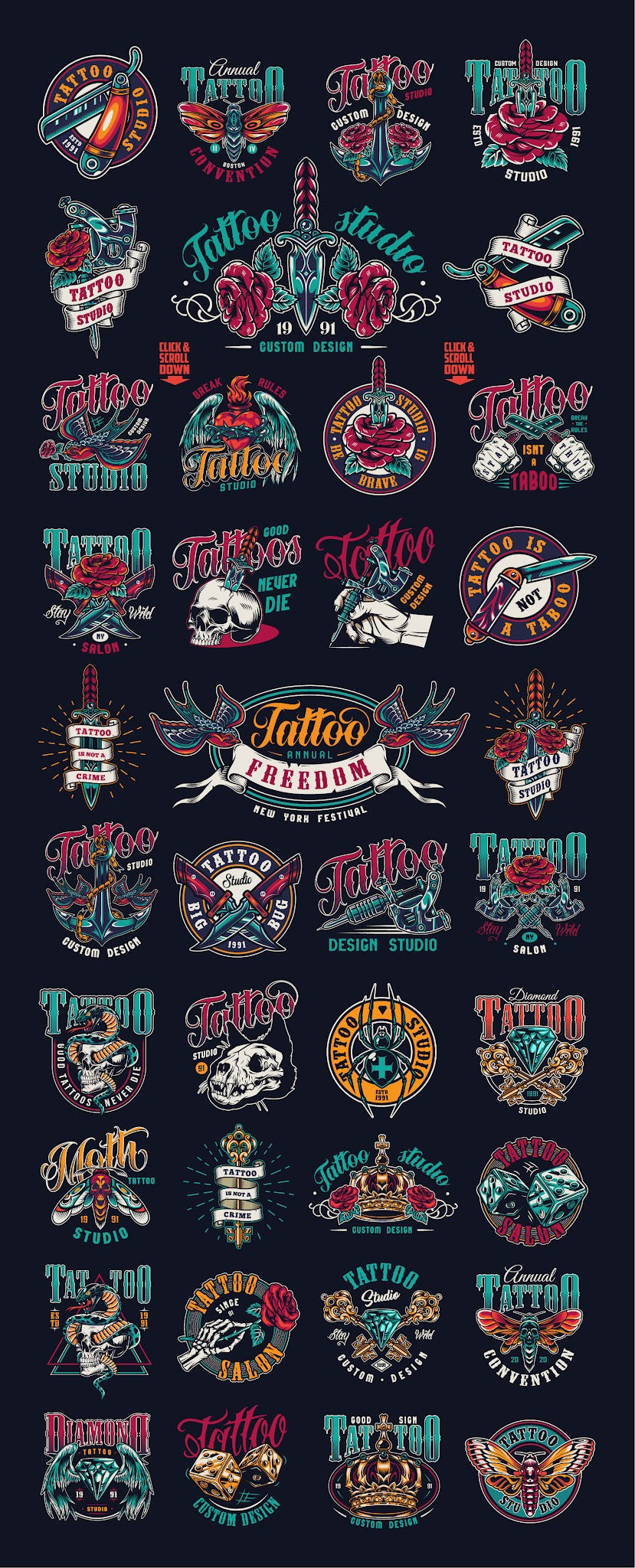 Retro Tattoo Designs (38)