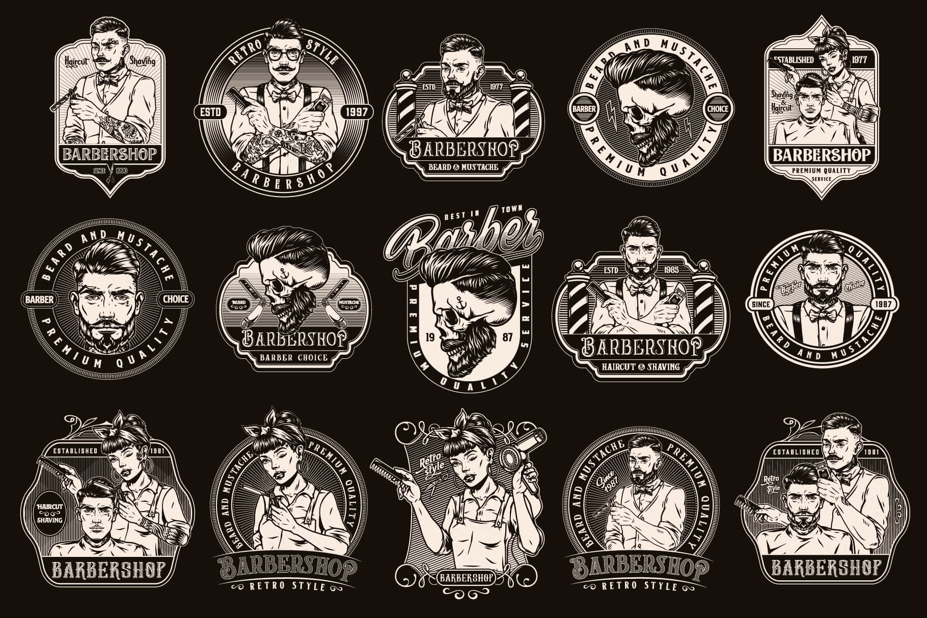 Barbershop Design Templates (45)