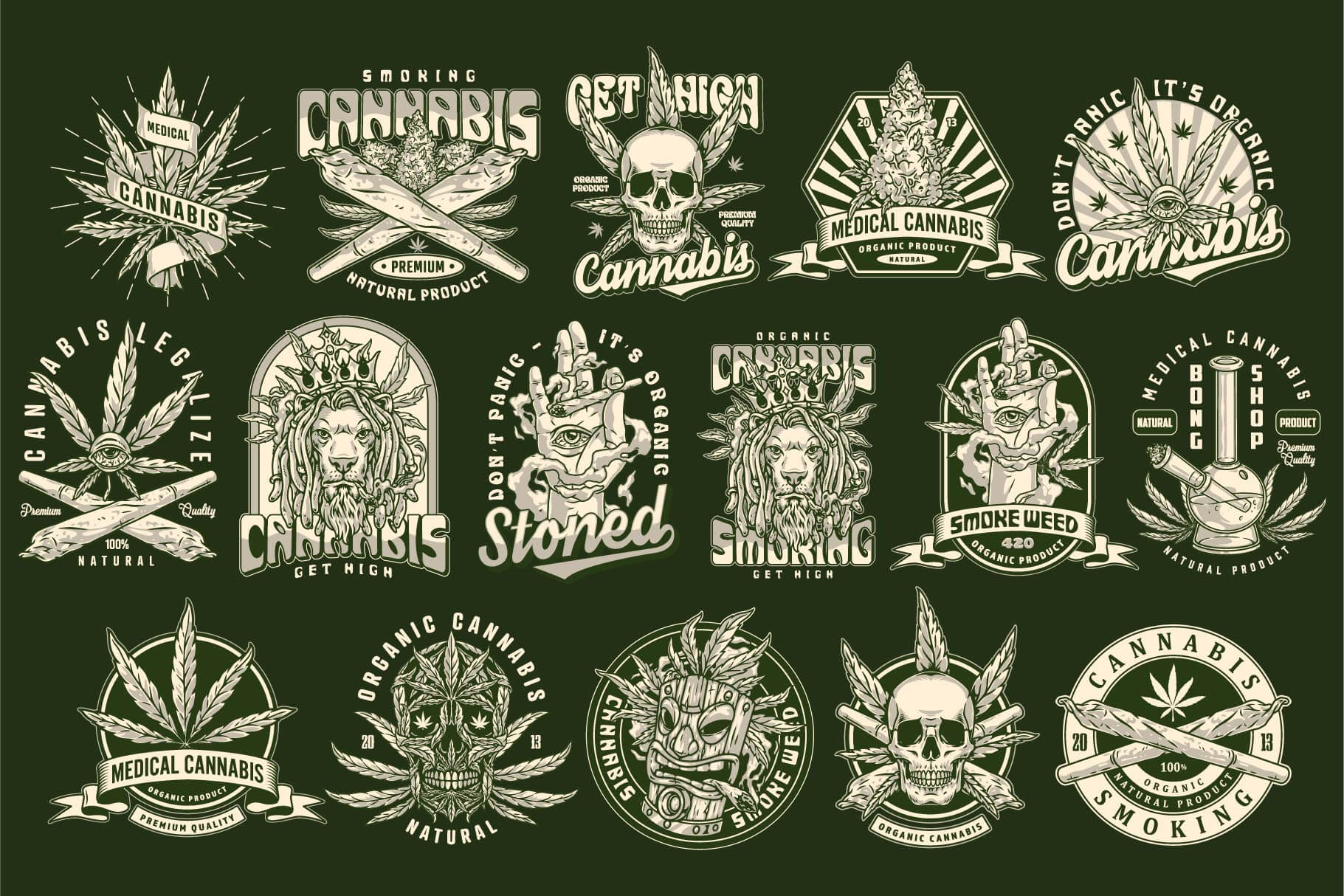 Cannabis Design Templates (32)