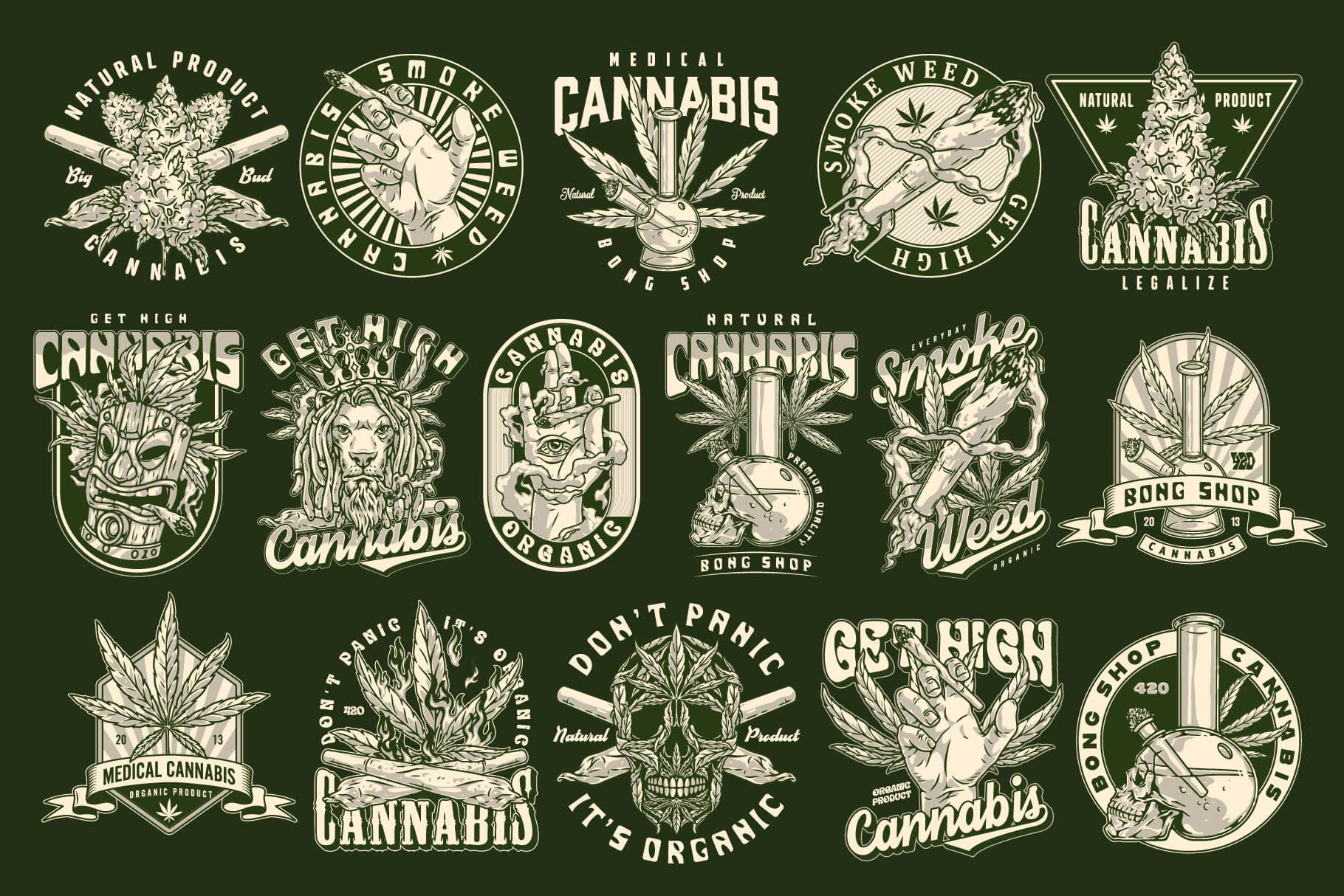 Cannabis Design Templates (32)