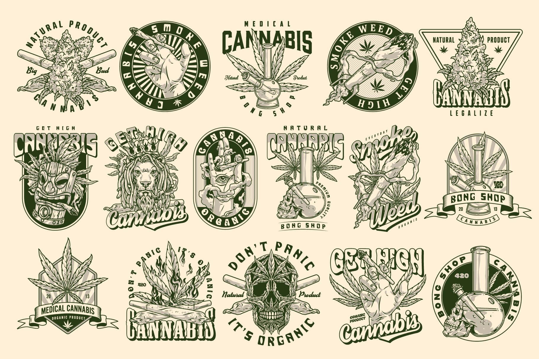Cannabis Design Templates (32)