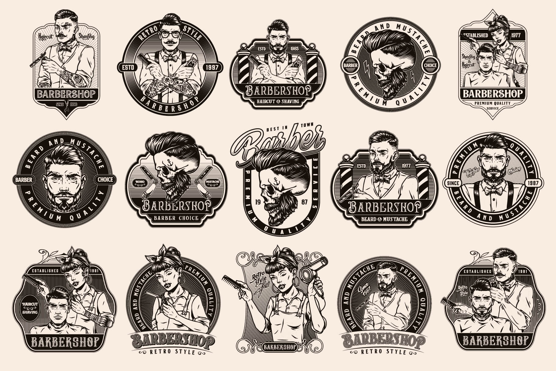 Barbershop Design Templates (45)