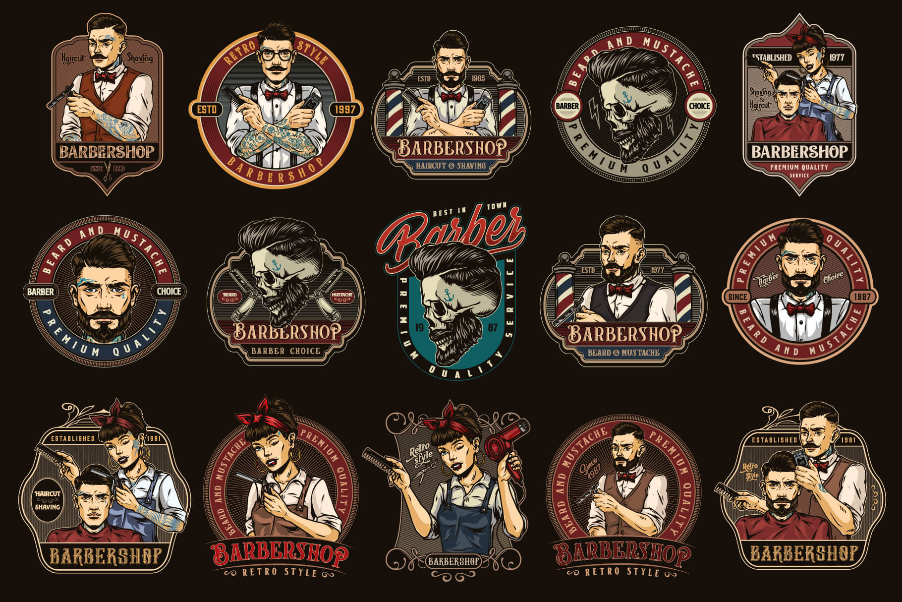 Barbershop Design Templates (45)