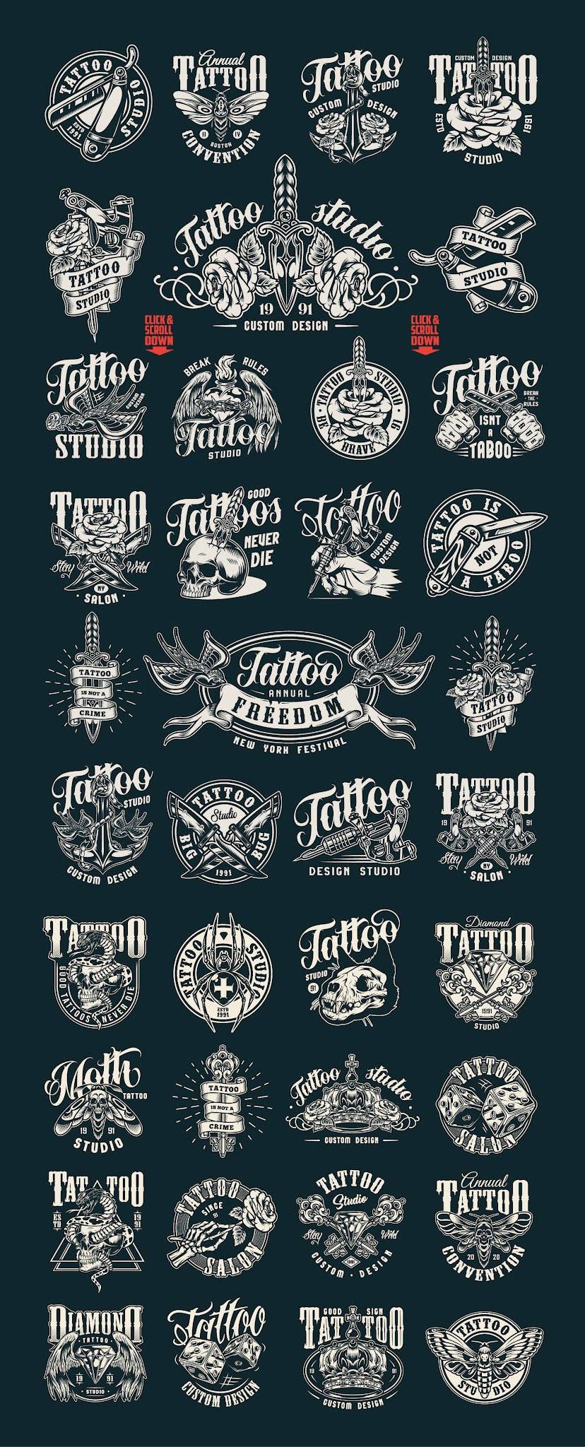 Retro Tattoo Designs (38)