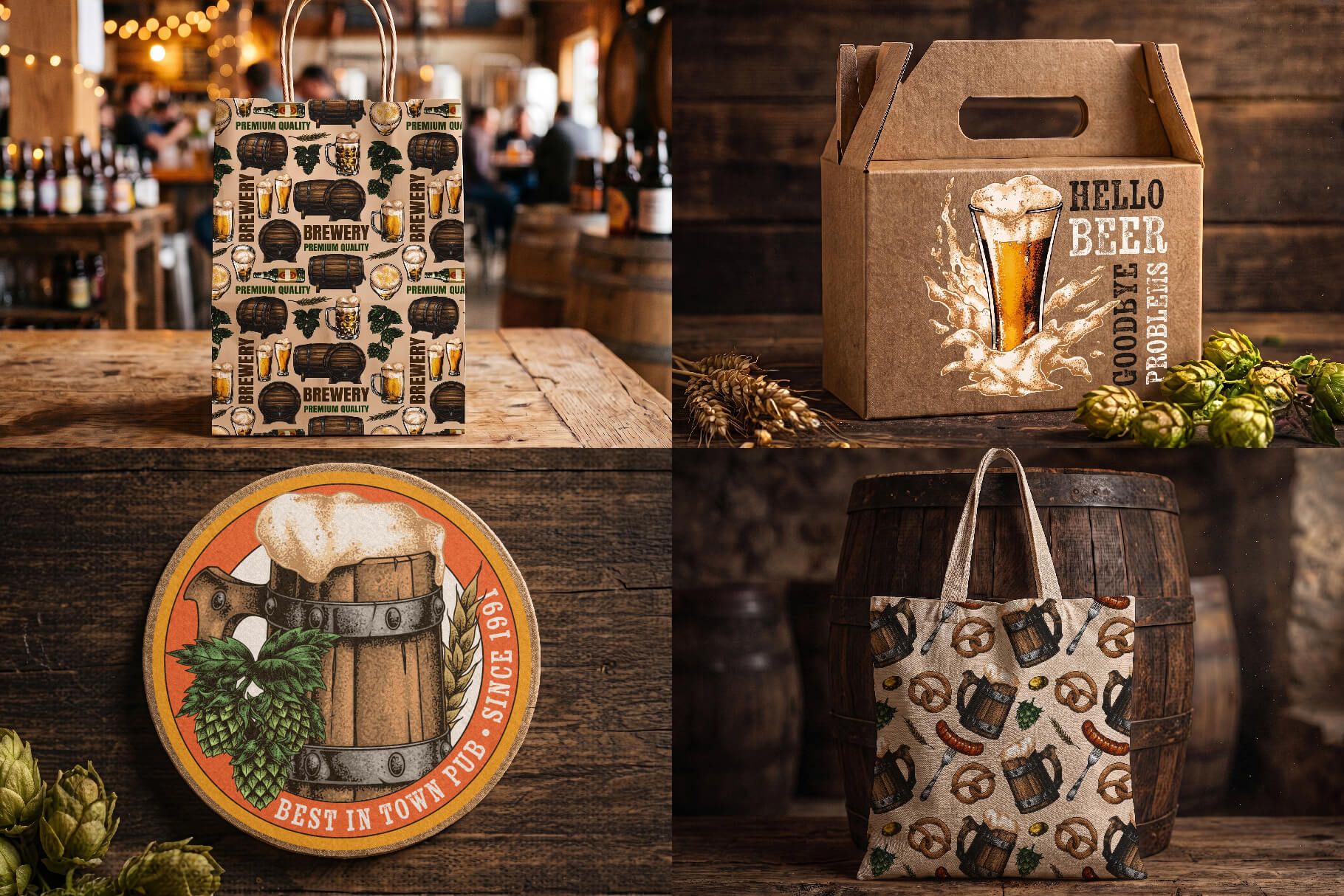 Retro Beer Illustrations (42)