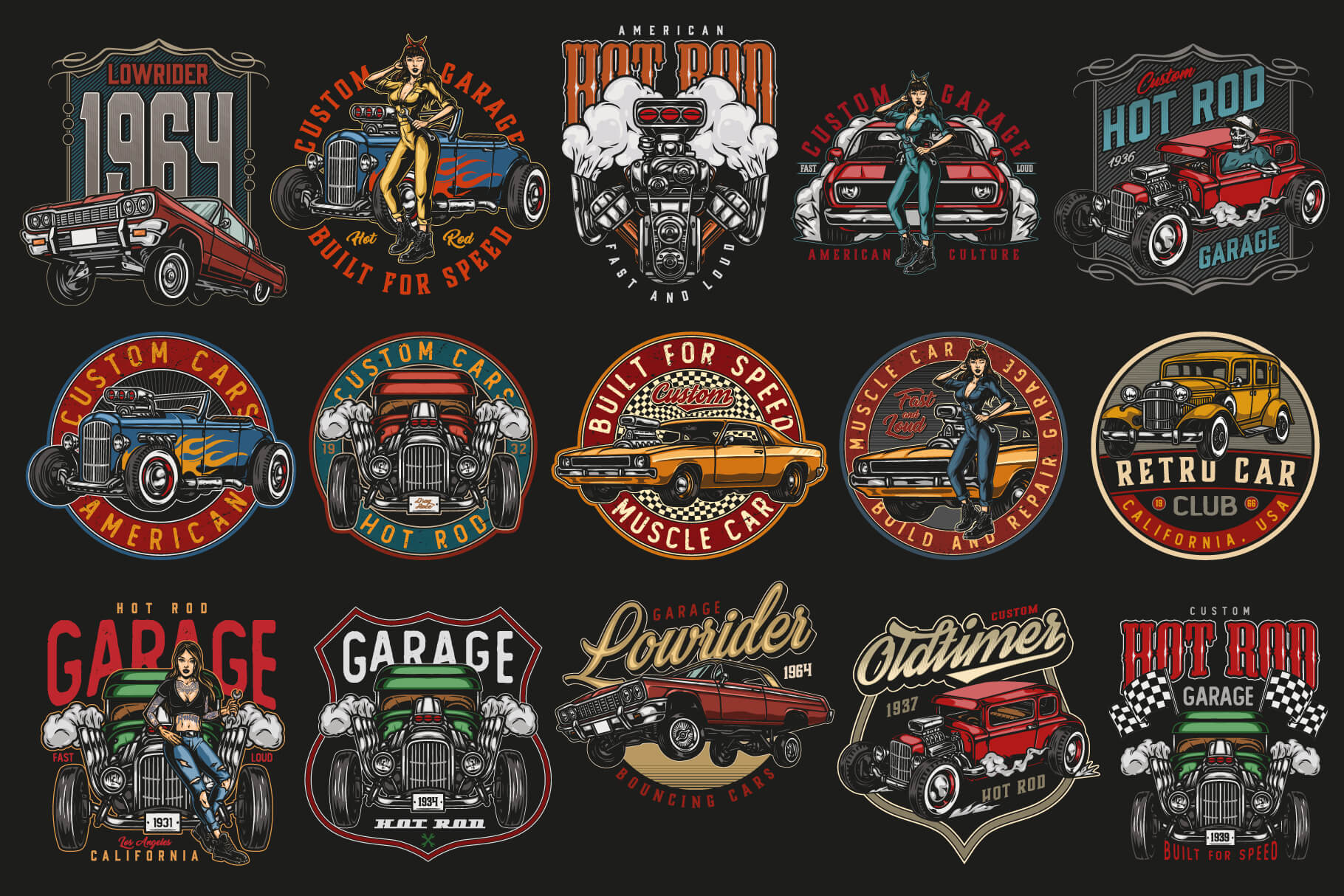 Custom Cars Design Templates (46)