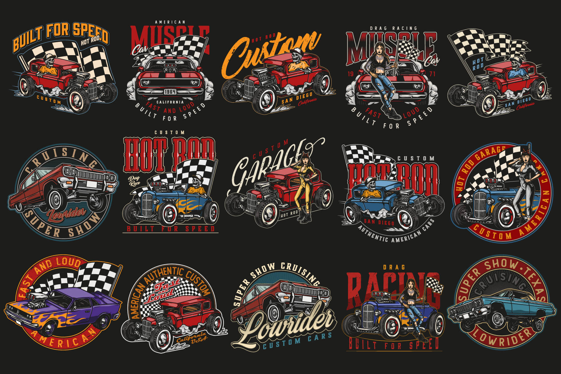 Custom Cars Design Templates (46)