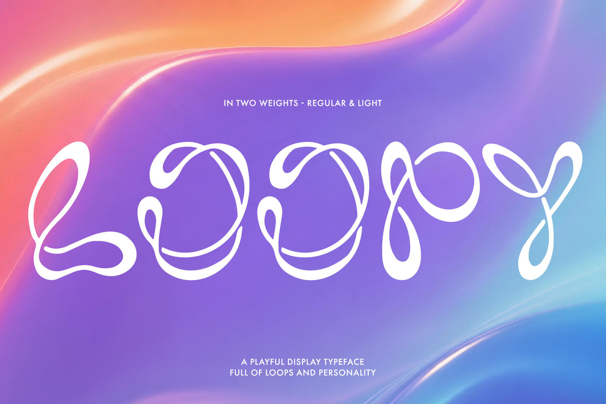 Loop display font – cover