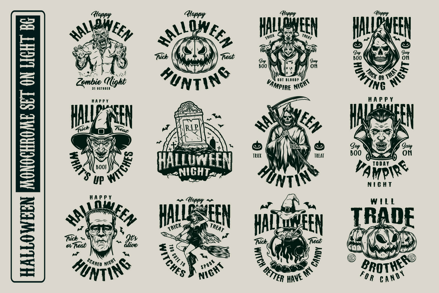 Spooky Halloween Design Templates (21)