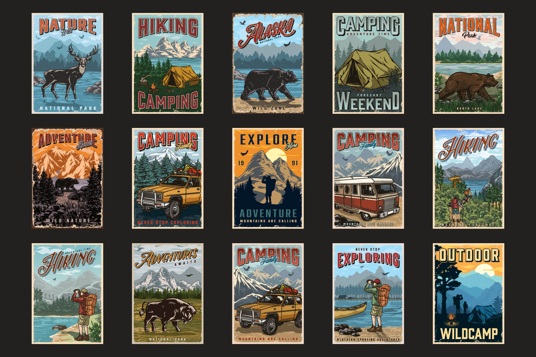 Retro Camping Posters (45)