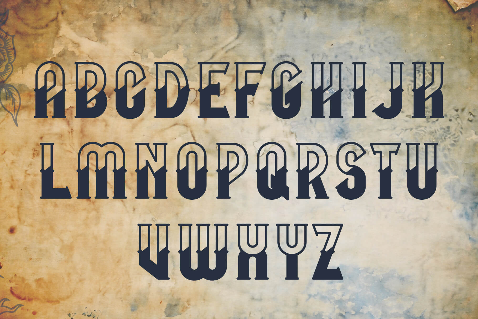 Mooring – Old School Tattoo Typeface + Bonus Vector Set