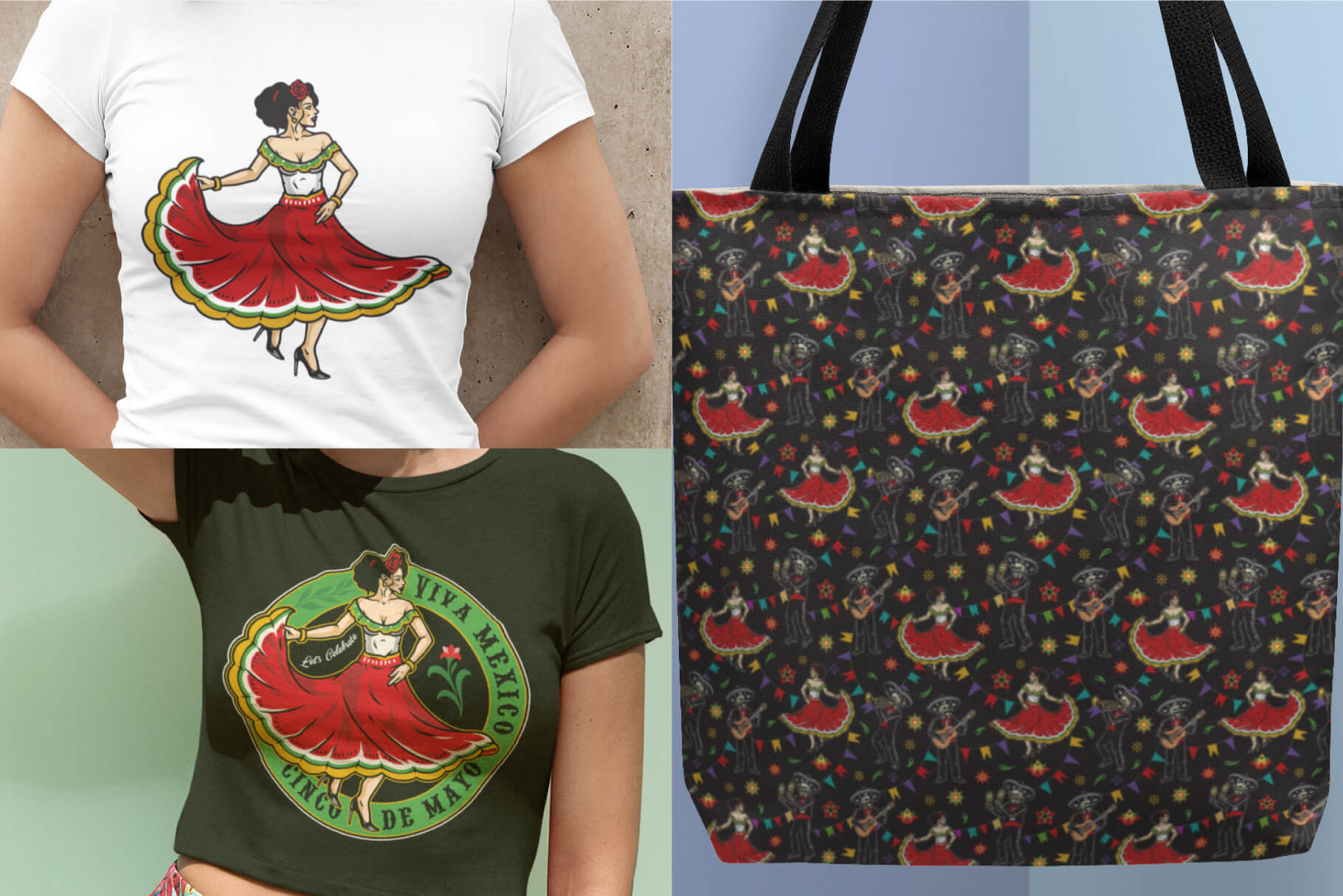 Cinco de Mayo Illustrations Set