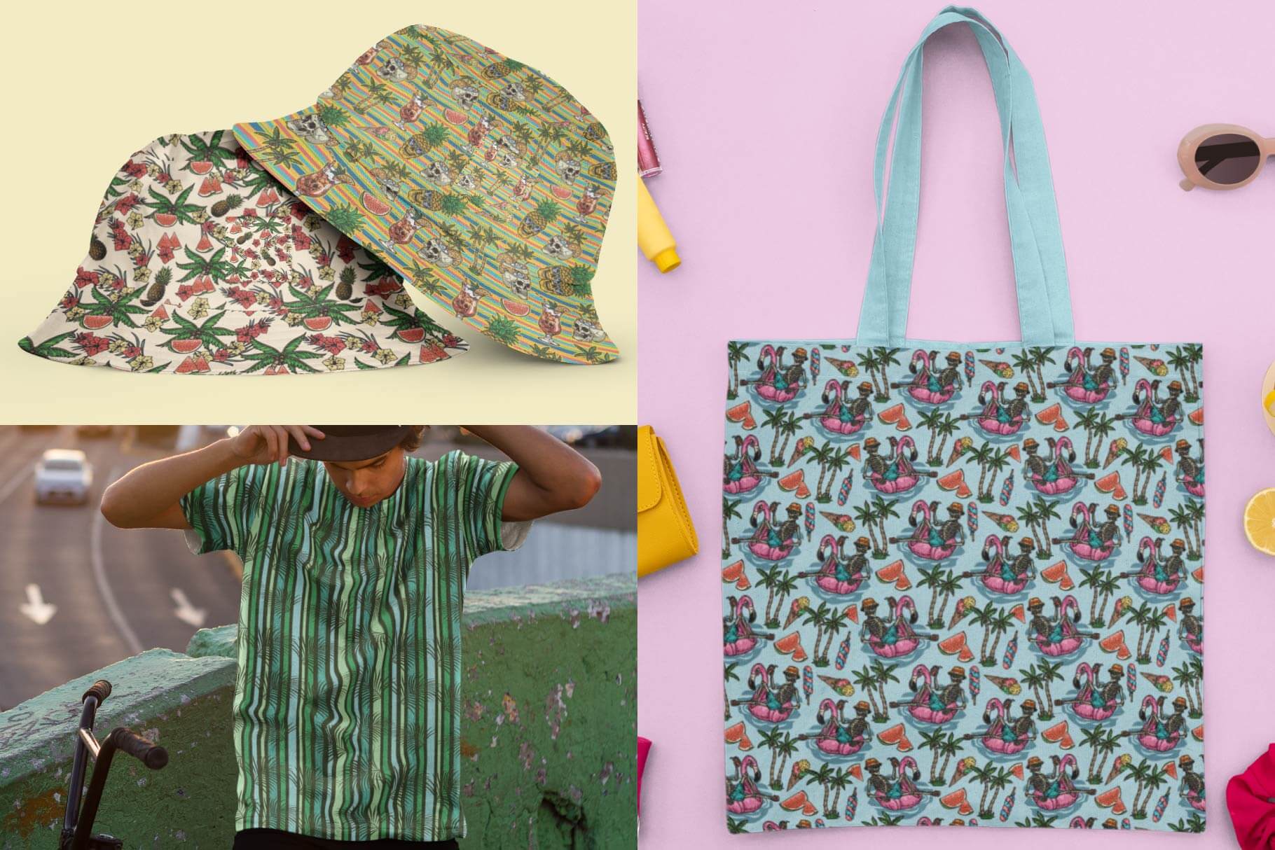 Summer Party – Seamless Vector Patterns (46)