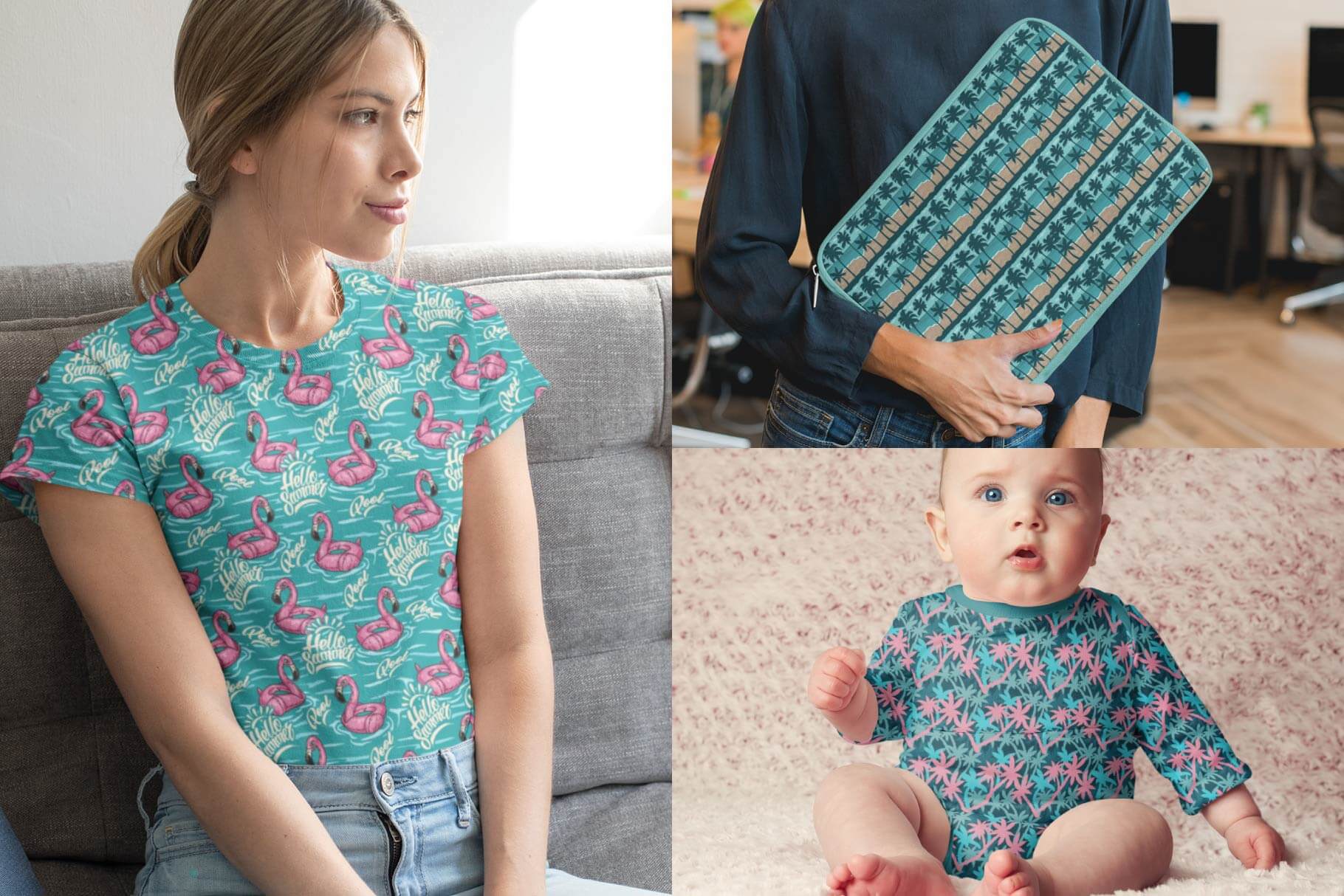 Summer Party – Seamless Vector Patterns (46)