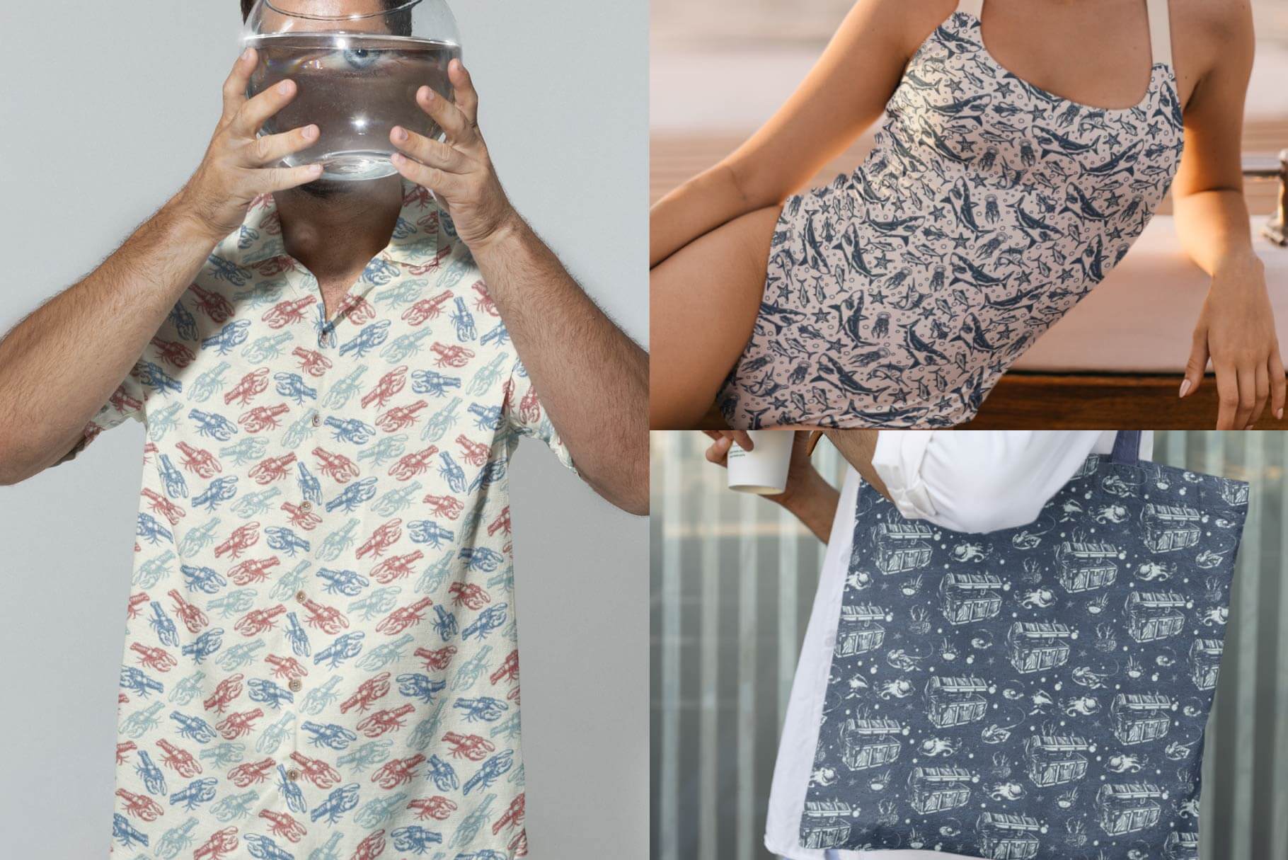 Ocean & Sea Seamless Patterns (40)