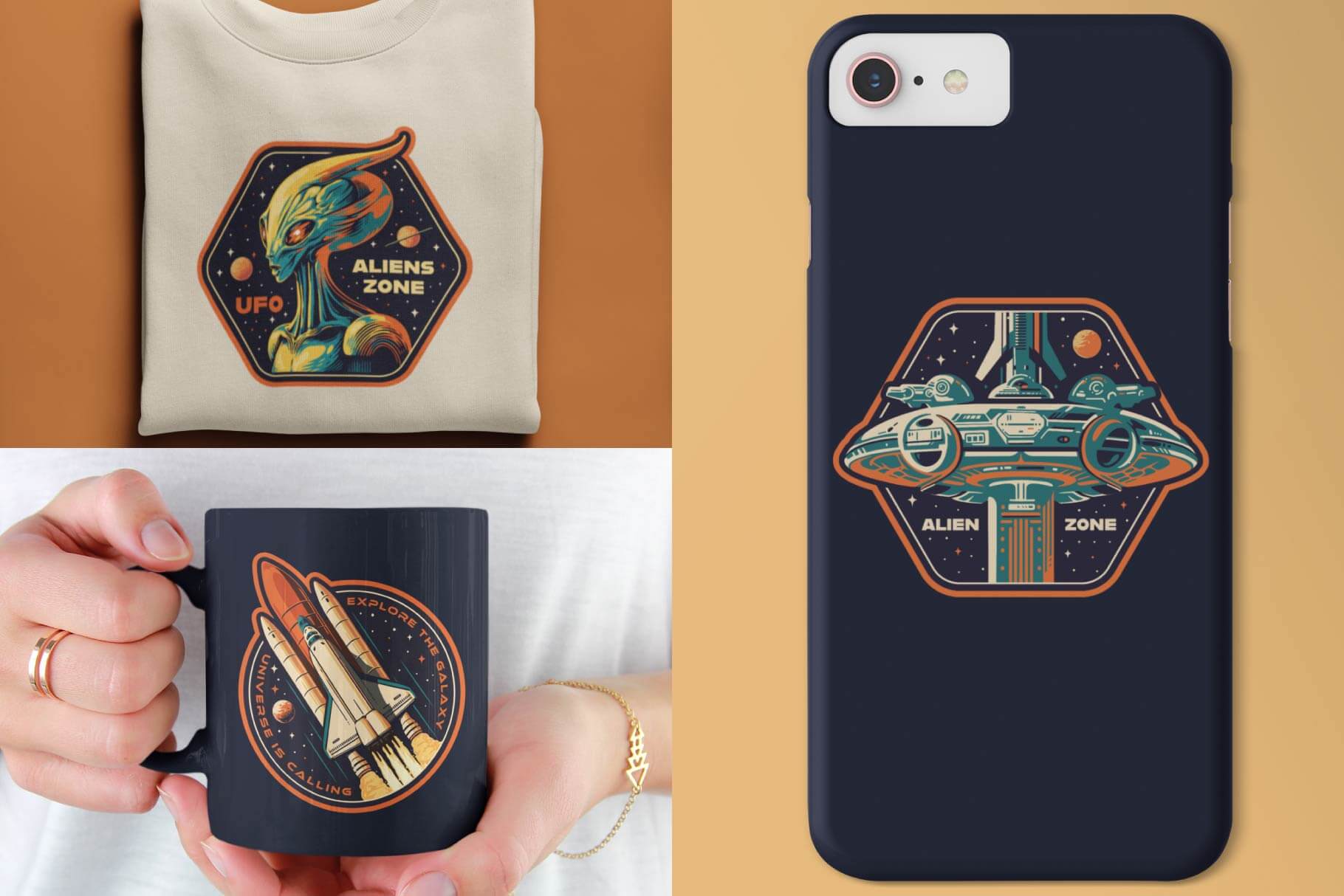 Space Badges Design Templates (16)