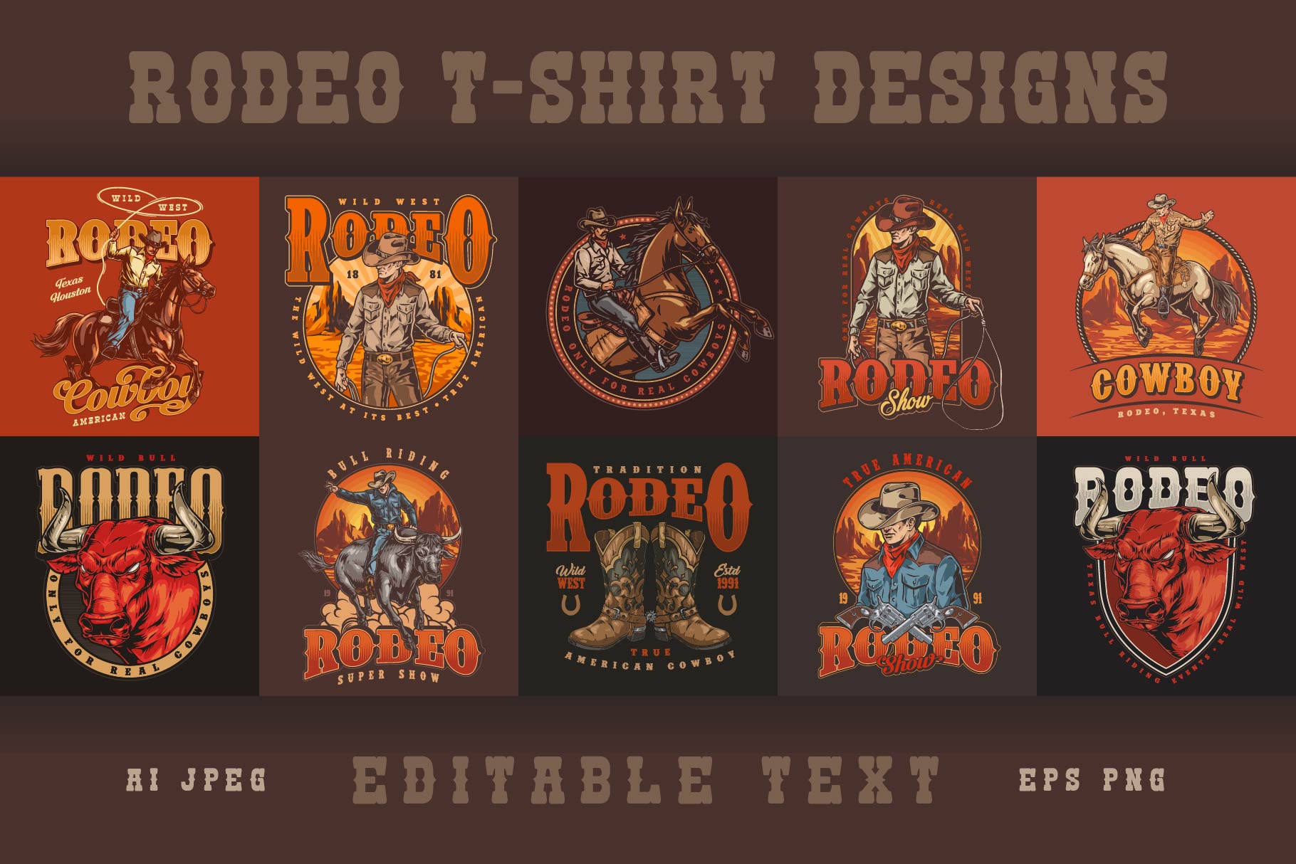 X Rodeo Design Designs templates - DGIM Studio