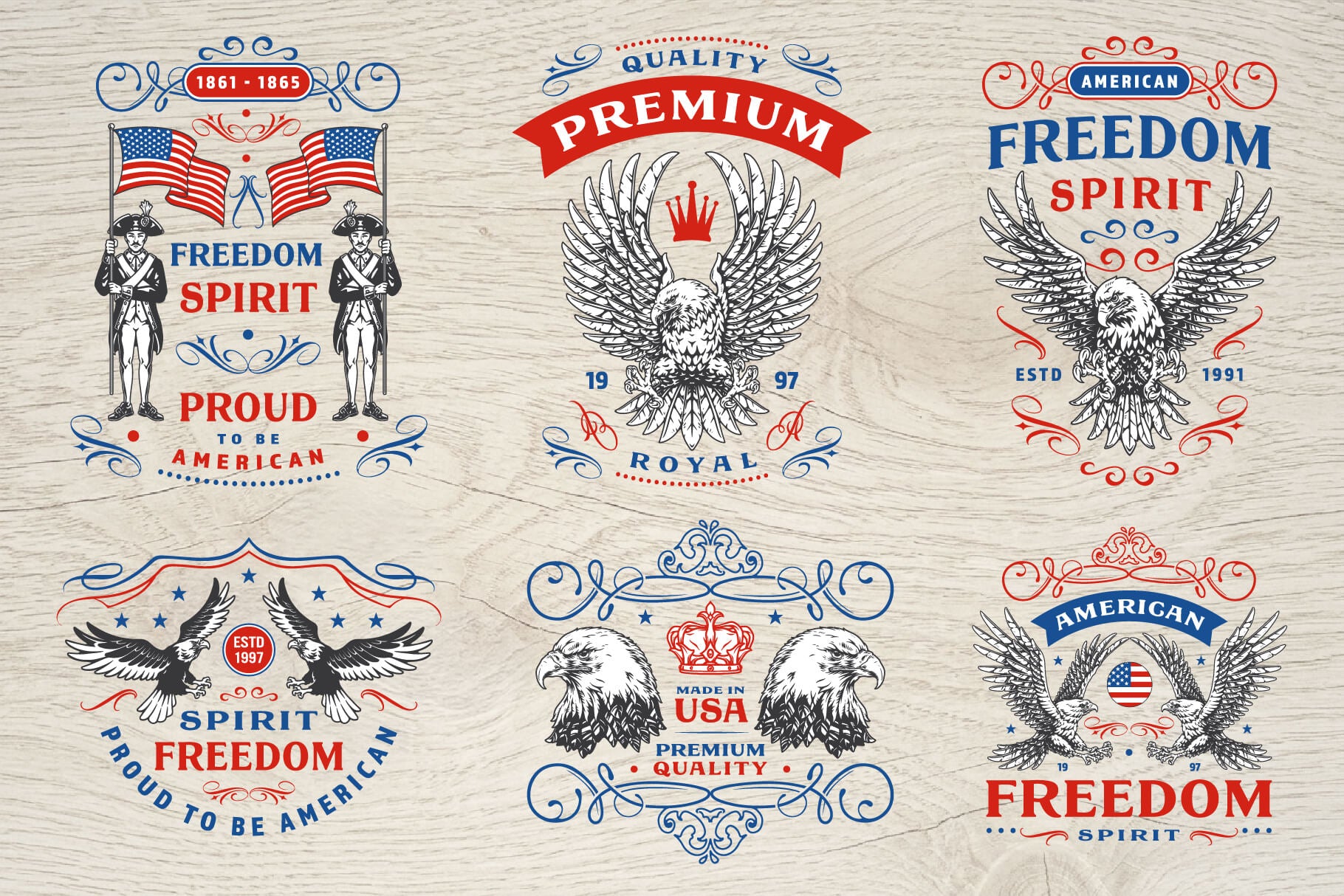 American Label Design Templates (24)