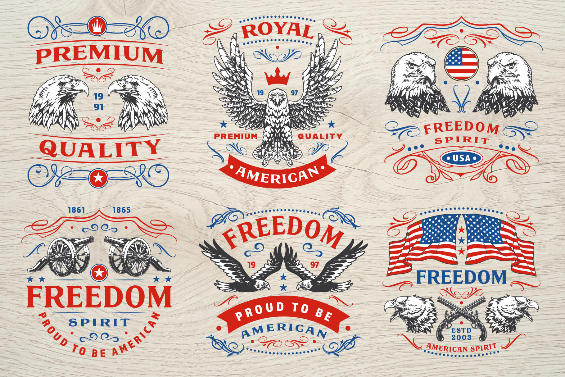 American Label Design Templates (24)