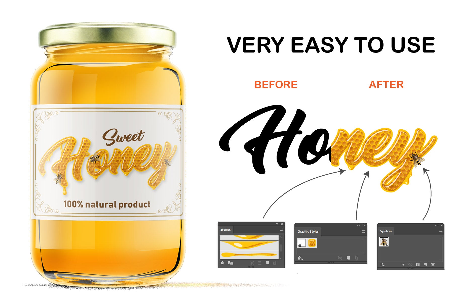 Honey Graphic Style