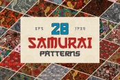 26 Samurai patterns bundle cover