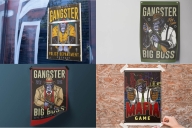 Mafia posters on poster mockups